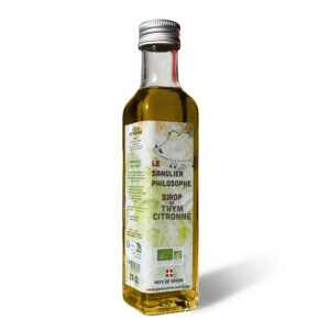 sirop de thym citronné